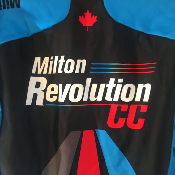 Men's Giordana Milton Revolution CC Long Sleeve Cycling Jersey Blue Size M - Picture 14 of 16